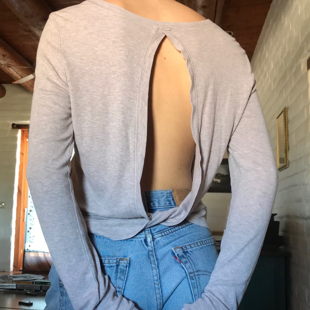 twist back top